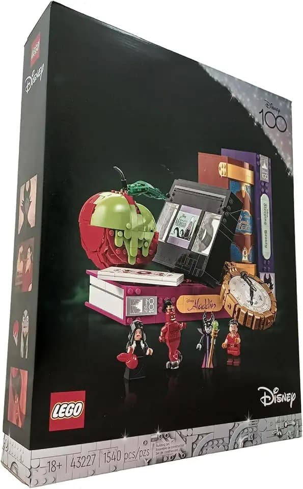 LEGO Disney 100 Disney Villains Icon Christmas 43227 Toy Block Present Fantasy Girl Adult