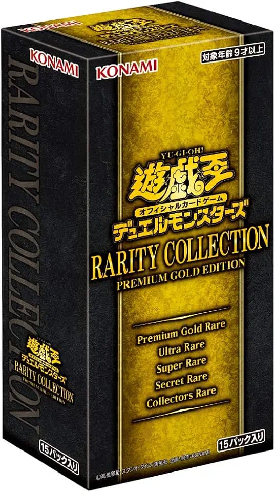 YuGiOh! OCG Duel Monsters The Rarity Collection Premium Gold Edition Box Yu-Gi-Oh OCG [ 1 Box 15 Packs ] [ 1 Pack 4 Pieces ]