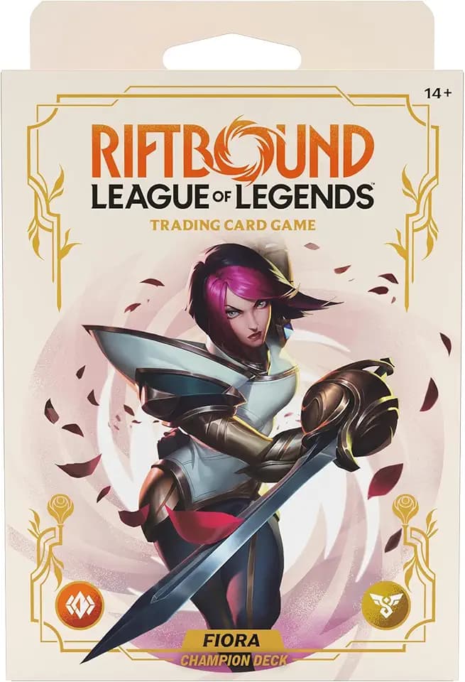 Riftbound: League of Legends TCG Spiritforged - Champion Deck: Fiora - Ready-to-Play Character, Trading Card Game, Deck-Building, Powerful Stat Boosts