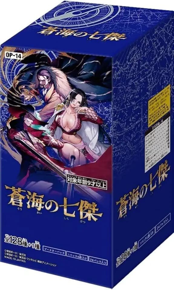 One Piece Card Game The Seven Heroes of The Blue Sea Booster Box (OP-14) (Japanese) - 24 Packs