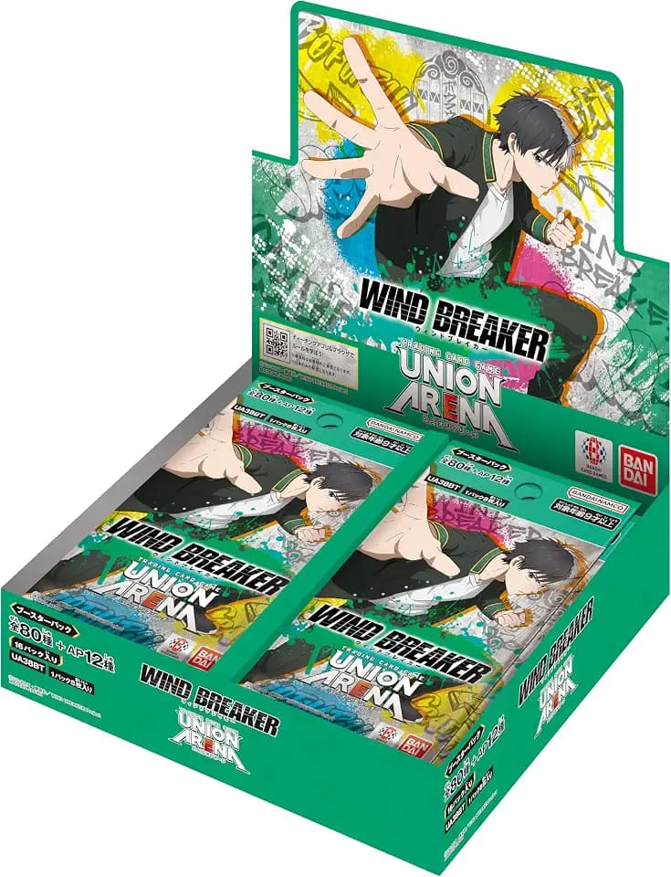 BANDAI Union Arena Booster Pack, Wind Breaker [UA38BT] (Box), 16 Packs