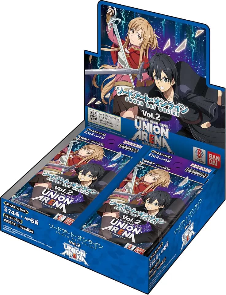 Bandai (BANDAI) UNION ARENA Booster Pack, Sword Art Online Vol.2 [EX08BT] (Box) 16 Packs