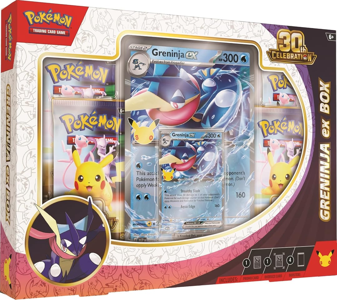 מארז ex Box של סט פוקימון 30 שנה - 30th Celebration עם קלף פרומו Sylveon ex ובוסטרים